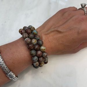 Chan Luu triple strand bracelet